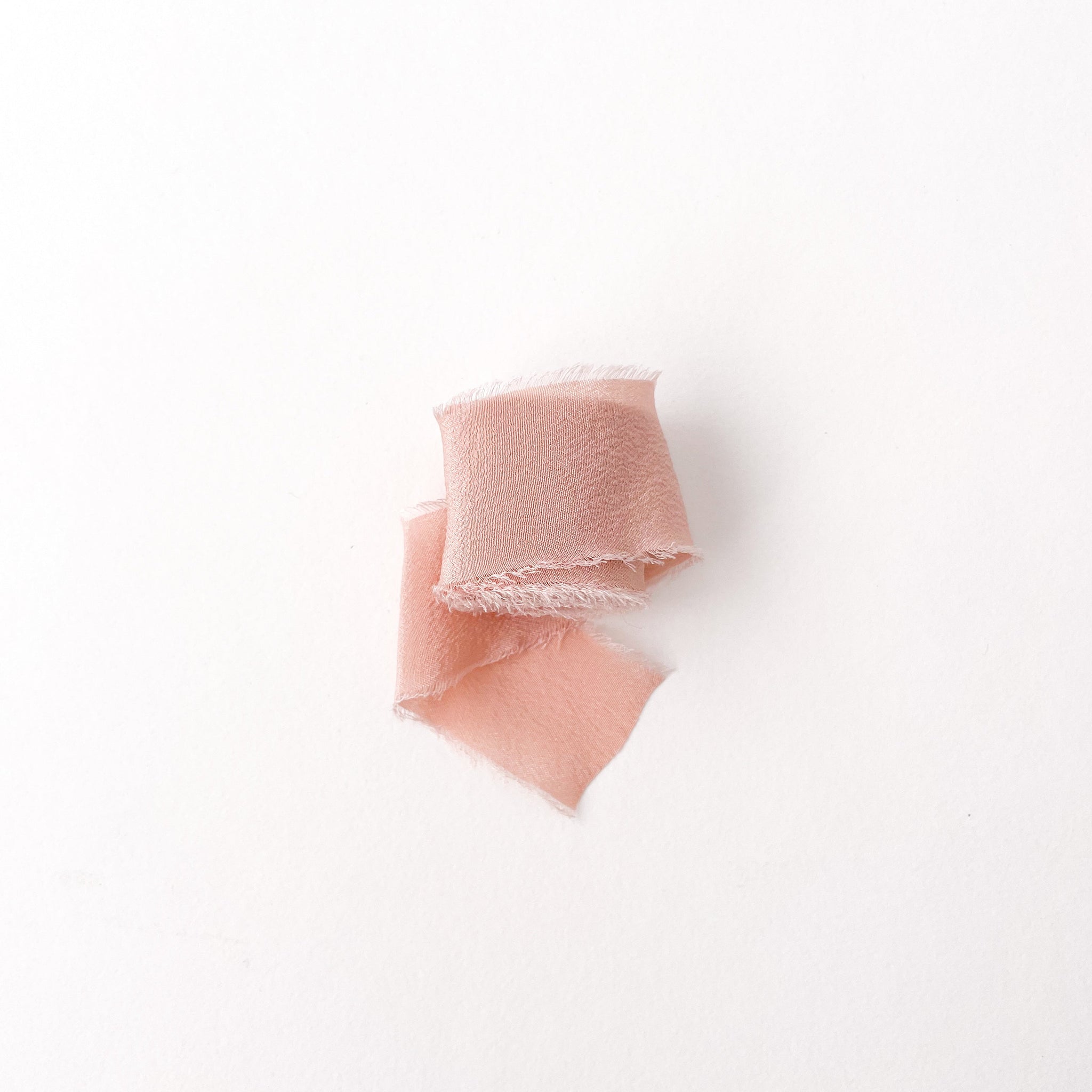 Silk Classic Ribbon in Peach